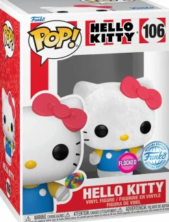 Standard Pop!>Hello Kitty - with Lollipop (Flocked) Pop! Vinyl Figure