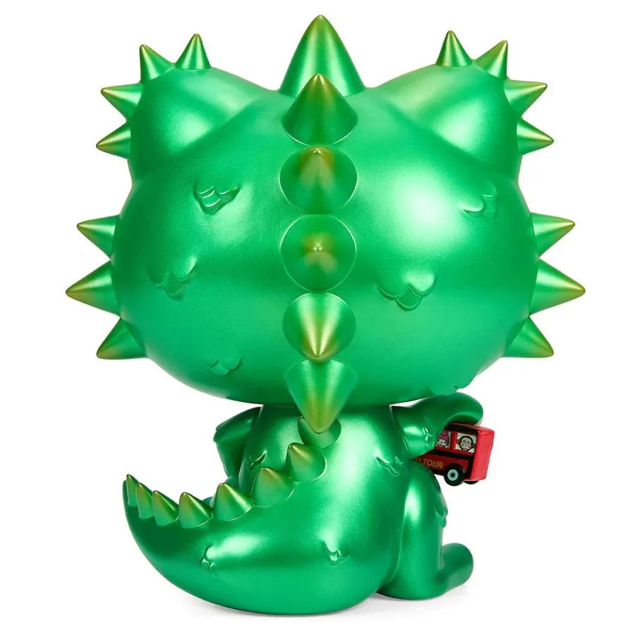 Designer Vinyl>Hello Kitty - Kaiju Cosplay Metallic Green Edition 8" Vinyl Figure