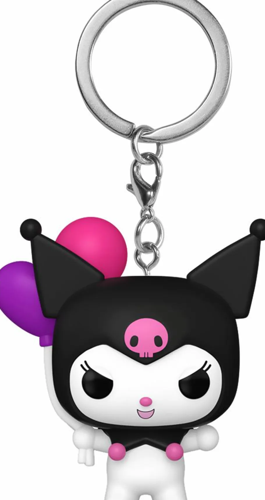 Pop! Keychains>Sanrio Hello Kitty - Kuromi with Balloons Pocket Pop! Keychain
