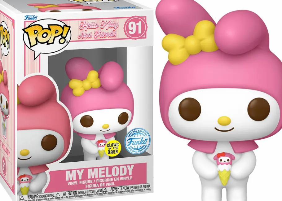 Standard Pop!>Hello Kitty and Friends - My Melody Glow-in-the-Dark Pop! Vinyl Figure