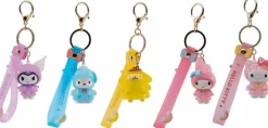 Designer Vinyl>Hello Kitty and Friends - Raincoat Series Boxed Keychain with Hand Strap