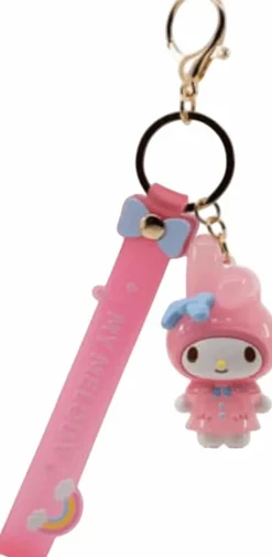 Designer Vinyl>Hello Kitty and Friends - My Melody Raincoat Series Boxed Keychain with Hand Strap