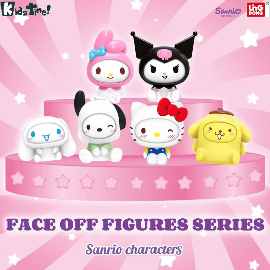 Designer Vinyl>Hello Kitty and Friends - Sanrio Characters Face Off Figures Blind Box Vinyl Figure (Display of 6)