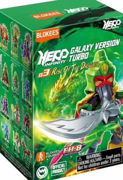 Designer Vinyl>Popcultcha Hero Infinity - Galaxy Version Turbo 03 Rise of the Dragon Blind Box Articulated Model Kit (Display of 9)