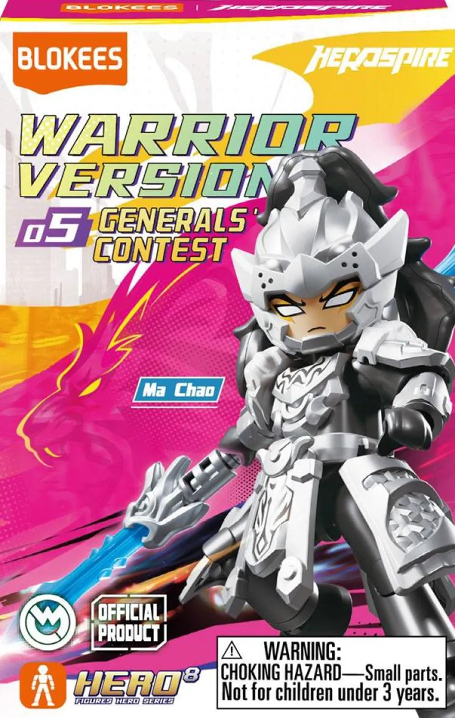 Designer Vinyl>Transformers Herospire - Warrior Version 05 Generals' Contest Blind Box Articulated Model Kit (Single Unit)
