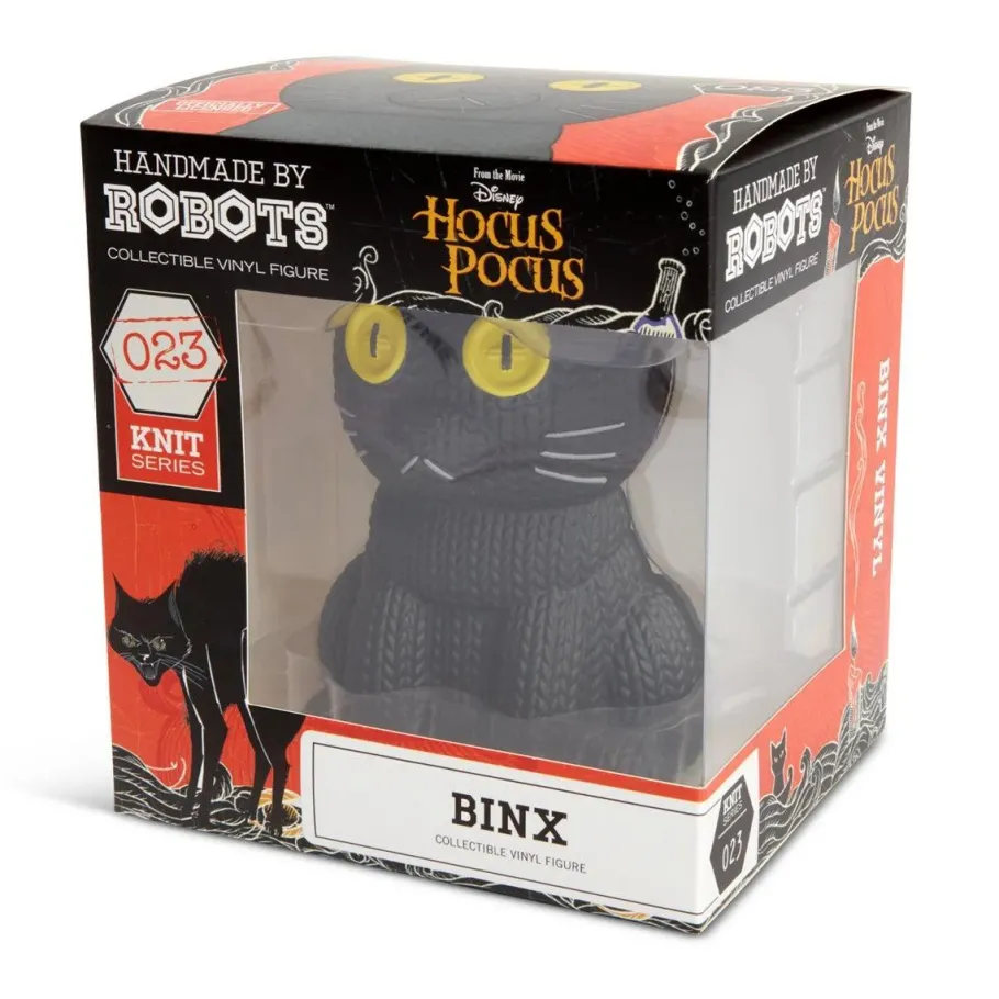Designer Vinyl>Hocus Pocus (1993) - Binx Knit Series 5" Vinyl Figure