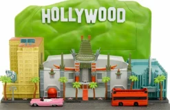 Die-Cast Figures>Jada Toys Hollywood 100 - Hollywood Sign 100th Anniversary featuring the Walk of Fame Nano Scene 1.65" Scale Die-Cast Diorama