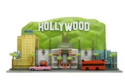 Die-Cast Figures>Jada Toys Hollywood 100 - Hollywood Sign 100th Anniversary featuring the Walk of Fame Nano Scene 1.65" Scale Die-Cast Diorama