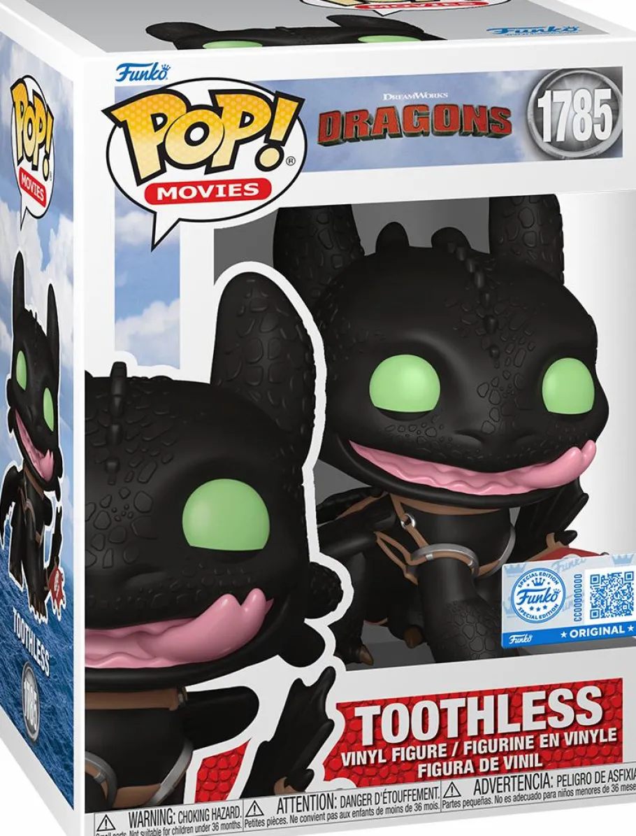 Standard Pop!>How to Train Your Dragon - Toothless with Tongue Pop! Vinyl Figure