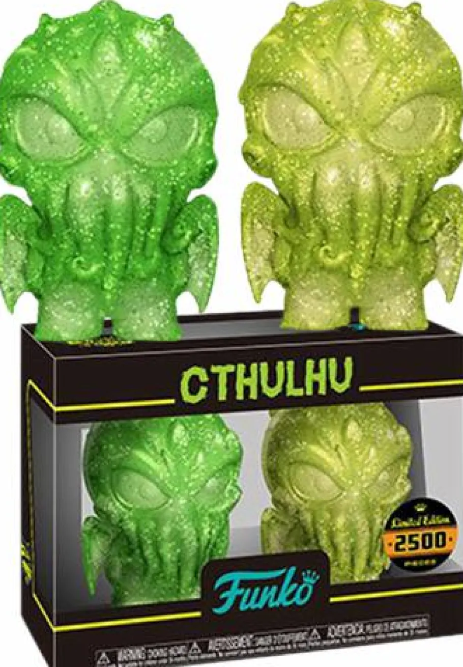 Designer Vinyl>H. P. Lovecraft HP Lovecraft - Cthulhu Yellow and Green XS Hikari Vinyl Figure 2-Pack