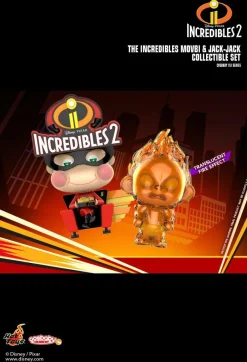 Cosbaby>The Incredibles Incredibles 2 - Movbi & Jack-Jack Cosbaby 3.5-5” Hot Toys Bobble-Head Figure 2-Pack