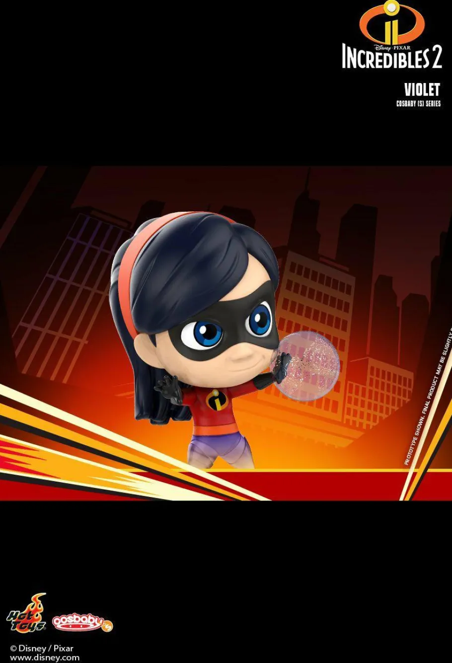 Cosbaby>The Incredibles Incredibles 2 - Violet Cosbaby 3.5” Hot Toys Bobble-Head Figure