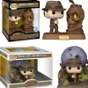 Pop! Deluxe>Indiana Jones - Sankara Stones Light Up Deluxe Pop! & Boulder Escape Pop! Moment Vinyl Figure Bundle (Set of 2)