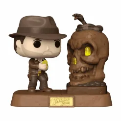 Pop! Deluxe>Indiana Jones - Sankara Stones Light Up Deluxe Pop! & Boulder Escape Pop! Moment Vinyl Figure Bundle (Set of 2)