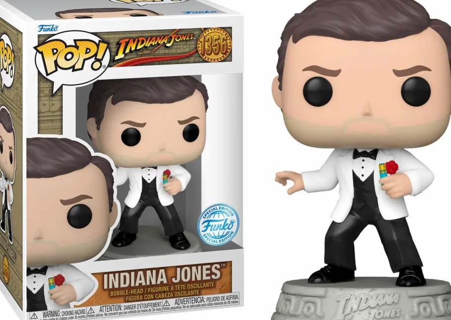 Standard Pop!>Indiana Jones and the Temple of Doom - in Tuxedo Pop! Vinyl Figure (Popcultcha Exclusive)