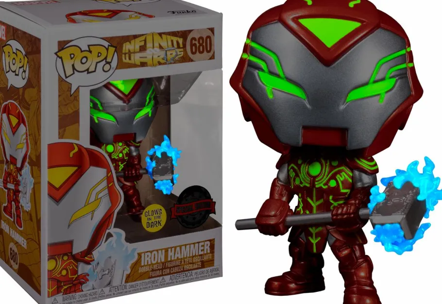 Standard Pop!>Marvel Infinity Warps - Iron Hammer Glow in the Dark Pop! Vinyl Figure