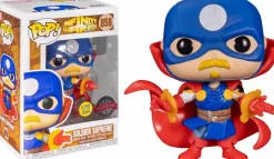 Standard Pop!>Marvel Infinity Warps - Soldier Supreme with No Shield Glow in the Dark Pop! Vinyl Figure