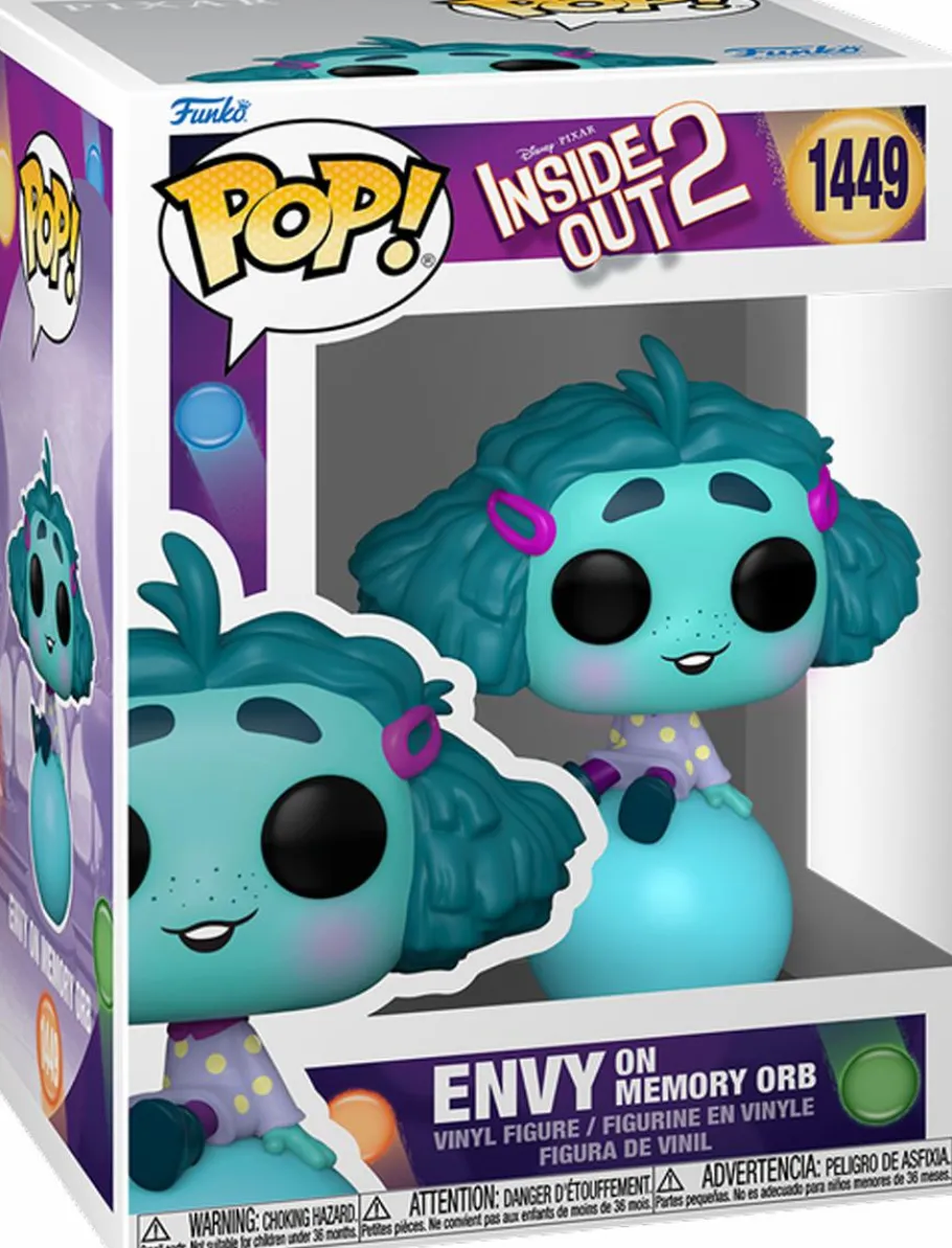 Standard Pop!>Inside Out 2 - Envy on Memory Orb Pop! Vinyl Figure