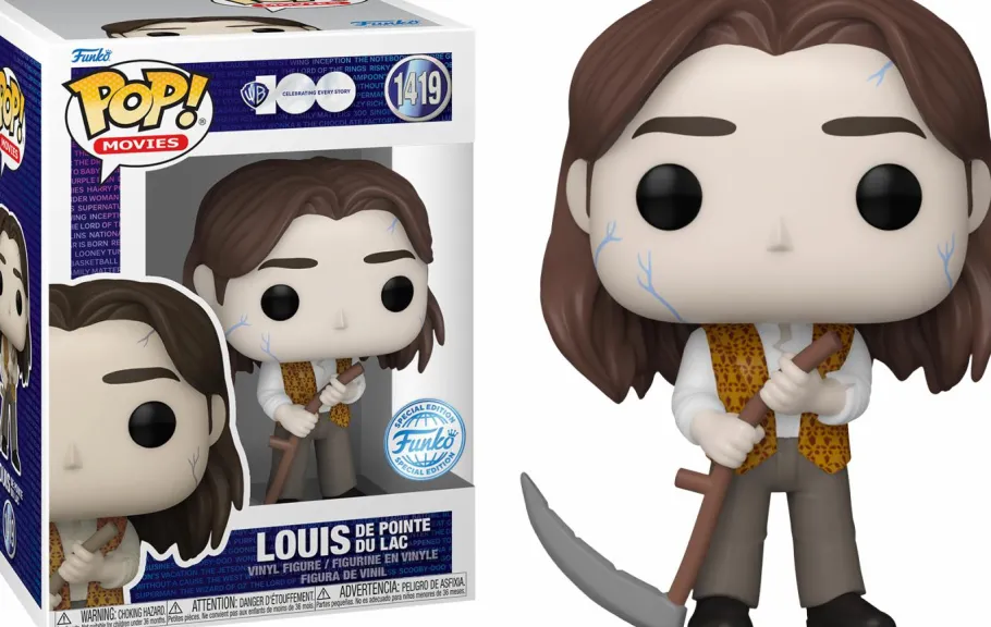 Standard Pop!>Interview with the Vampire (1994) - Louis de Pointe du Lac with Scythe Warner Bros 100th Anniversary Pop! Vinyl Figure (Popcultcha Exclusive)