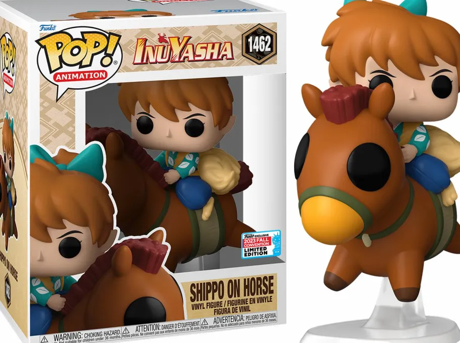 Funko Convention Exclusives>Inuyasha - Shippo on Horse 6" Super Sized Pop! Vinyl Figure (2023 Fall Convention Exclusive)