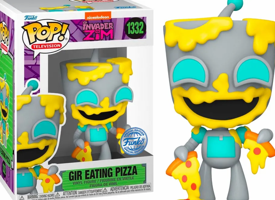 Standard Pop!>Invader Zim - GIR Eating Pizza Pop! Vinyl Figure