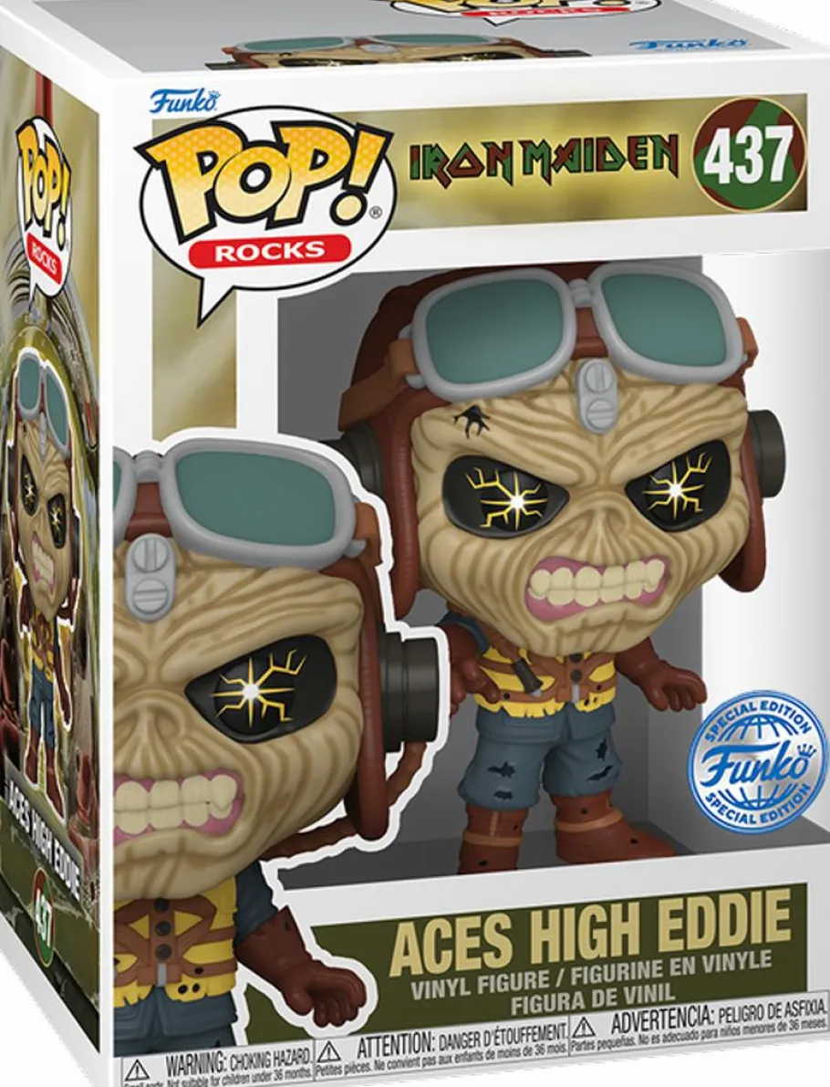 Collector & Mystery Boxes>Iron Maiden - Aces High Eddie Mystery Box (Includes Eddie & 3 Exclusive Pop! Vinyl Figures)