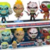 Pop! Bundles>Iron Maiden - Eddie Glow in the Dark Pop! Vinyl Figure 4-Pack