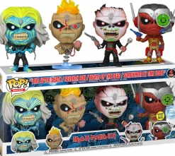 Pop! Bundles>Iron Maiden - Eddie Glow in the Dark Pop! Vinyl Figure 4-Pack