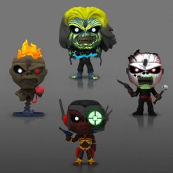 Pop! Bundles>Iron Maiden - Eddie Glow in the Dark Pop! Vinyl Figure 4-Pack