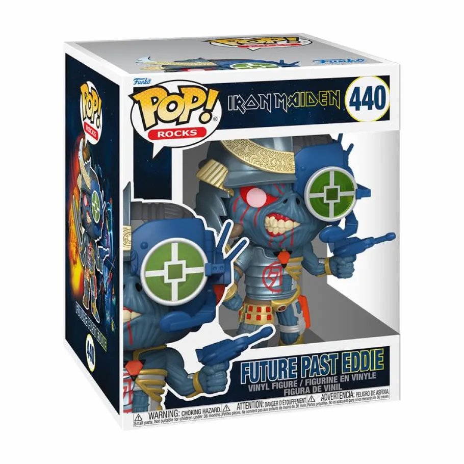 Standard Pop!>Iron Maiden - Future Past Eddie Super Sized 6" Pop! Vinyl Figure