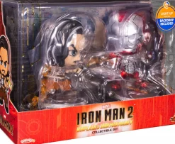 Cosbaby>Iron Man 2 - Mark V & Whiplash Cosbaby (S) Hot Toys Figure Collectible Set