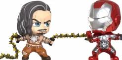 Cosbaby>Iron Man 2 - Mark V & Whiplash Cosbaby (S) Hot Toys Figure Collectible Set