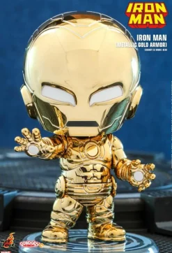 Designer Vinyl>Iron Man - Metallic Gold Armour Cosbaby (S) Hot Toys Figure