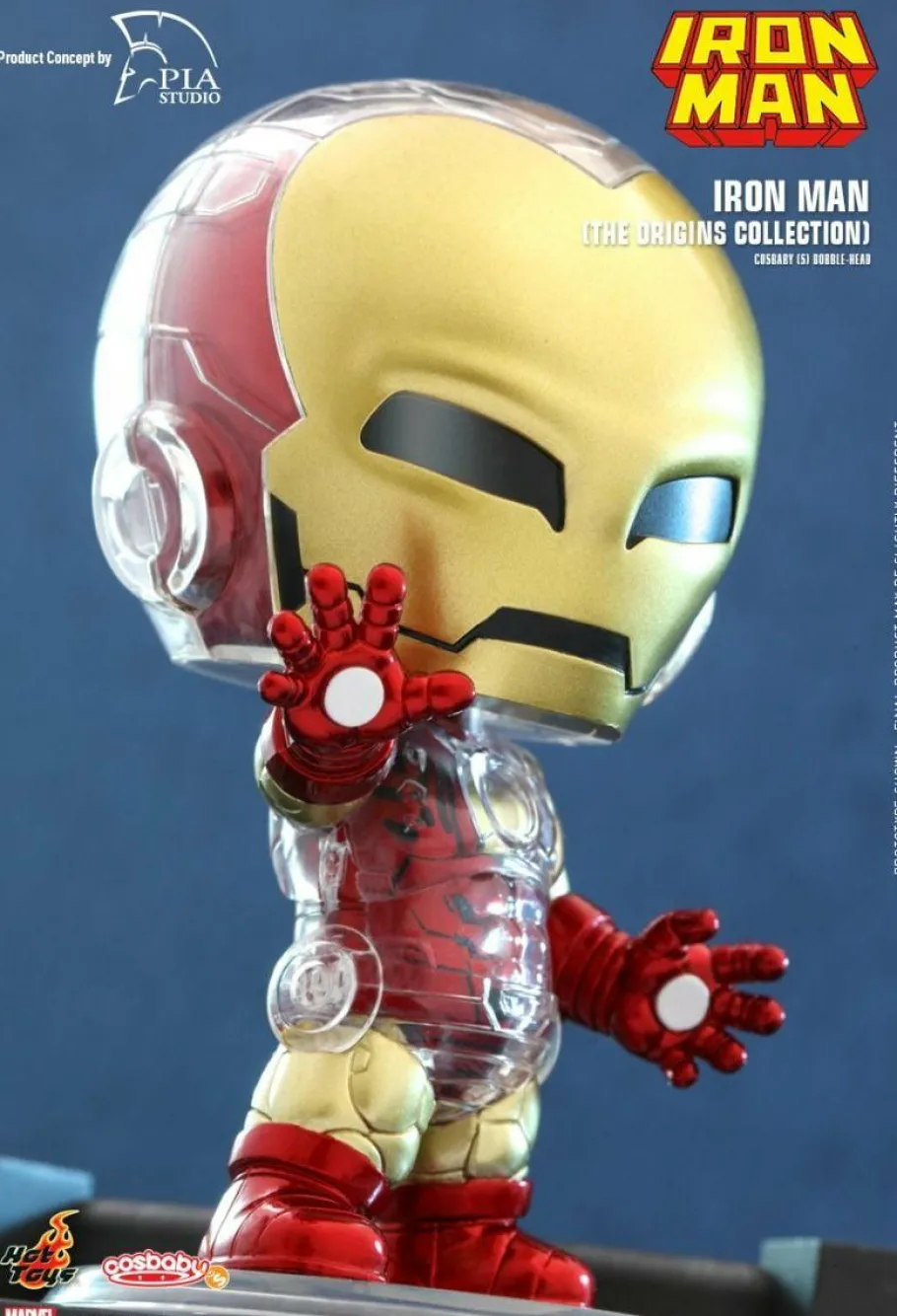 Designer Vinyl>Iron Man - The Origins Collection Cosbaby (S) Hot Toys Figure