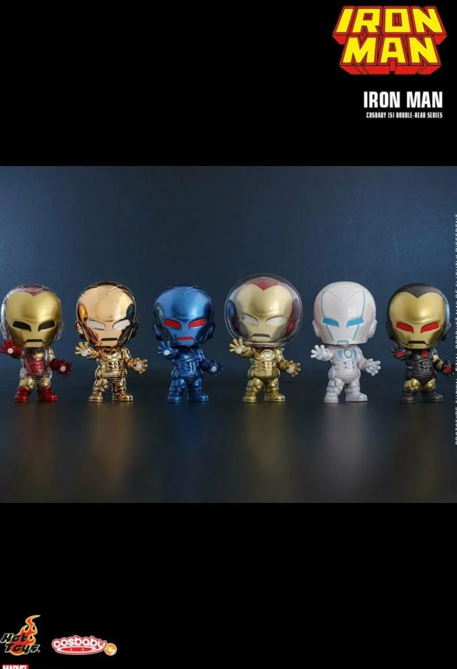 Designer Vinyl>Iron Man - The Origins Collection Cosbaby (S) Hot Toys Figure