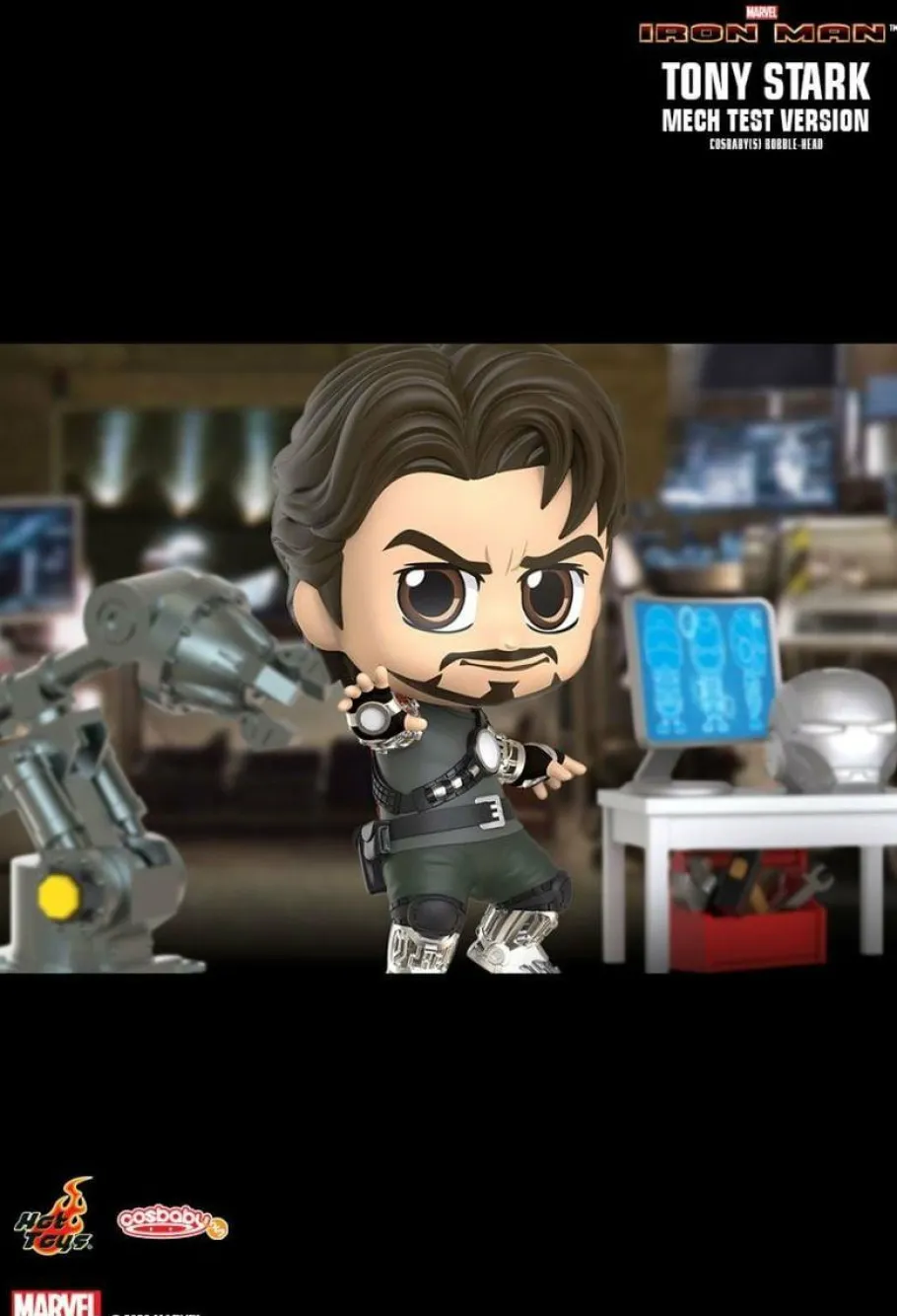Cosbaby>Iron Man - Tony Stark Mech Test Version Cosbaby (S) Hot Toys Figure Collectible Set