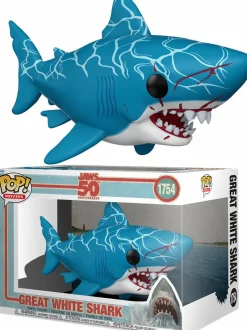 Super-Sized Pop!>Jaws - Great White Shark 50th Anniversary 6" Super Sized Pop! Vinyl Figure