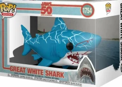 Super-Sized Pop!>Jaws - Great White Shark 50th Anniversary 6" Super Sized Pop! Vinyl Figure