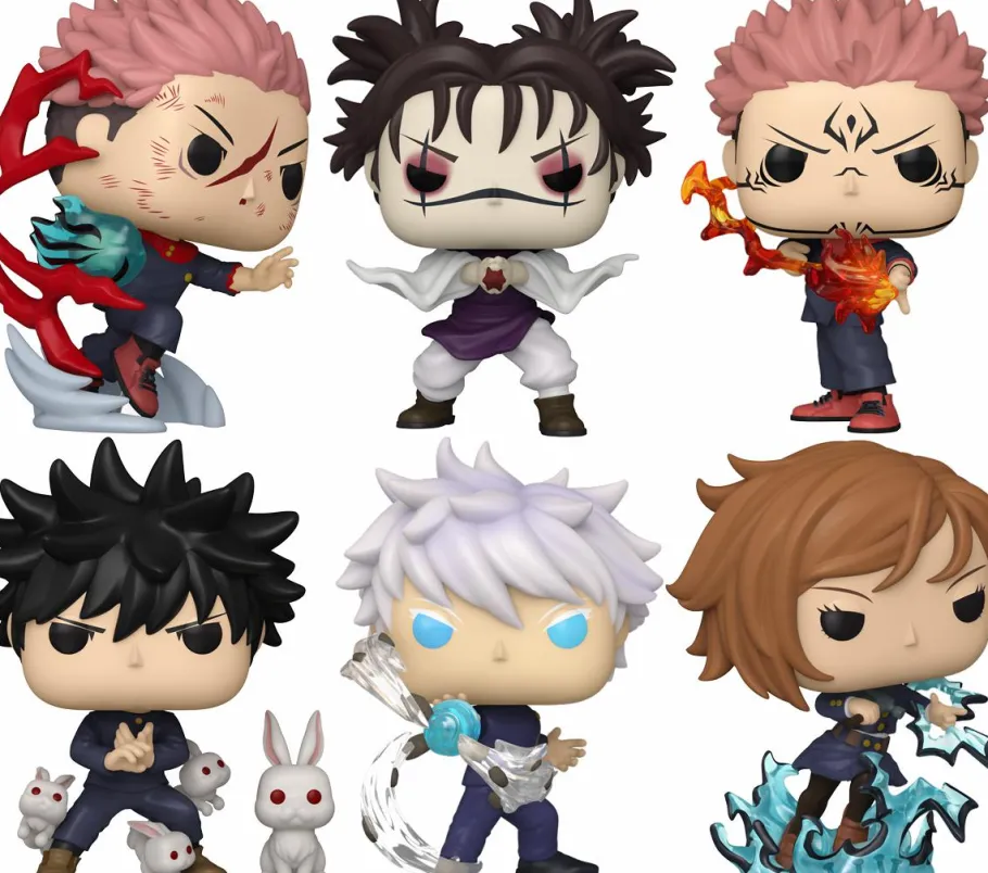 Pop! Bundles>Jujutsu Kaisen - Cursed Energy Pop! Vinyl Bundle (Set of 6)