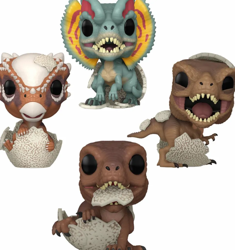 Pop! Bundles>Jurassic Park - Don't Count Your Eggs Pop! Vinyl Bundle (Set of 4)