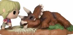 Pop! Moments>Jurassic Park - Dr. Ellie Sattler with Triceratops Movie Moments Pop! Vinyl Figure