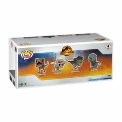 Standard Pop!>Jurassic World : Dominion - Tyrannosaurus, Atrociraptor, Giganotosaurus & Velociraptor Pop! Vinyl Figure 4-Pack