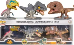 Standard Pop!>Jurassic World : Dominion - Therizinosaurus, Giganotosaurus & T-Rex Pop! Vinyl Figure 3-Pack