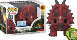 Pop! Chases, Vault, Limited Editions, Ppp Items>Jurassic World : Rebirth (2025) - Diabloceratops Pop! Vinyl Figure in Acrylic Pop! Protector (Popcultcha Exclusive)