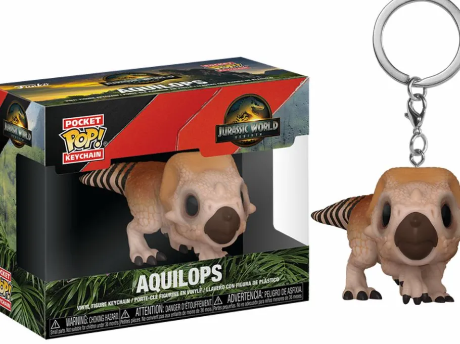 Pop! Keychains>Jurassic World : Rebirth (2025) - Aquilops Pocket Pop! Keychain