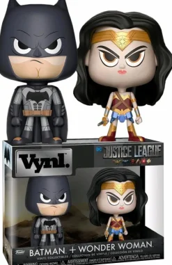 Designer Vinyl>Justice League (2017) - Batman & Wonder Woman Vynl. Vinyl Figure 2-Pack