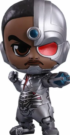 Designer Vinyl>Justice League (2017) - Cyborg Cosbaby 3.75” Hot Toys Bobble Head Figure