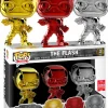 Funko Convention Exclusives>Justice League (2017) - The Flash Red, Gold & Silver Chrome Pop! Vinyl Figure 3-Pack (2018 Summer Convention Exclusive)
