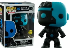 Standard Pop!>Justice League - Cyborg Silhouette Glow in the Dark Pop! Vinyl Figure