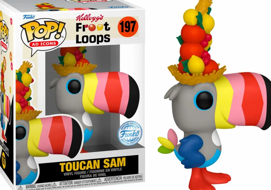 Standard Pop!>Kellogg's Froot Loops - Vintage Toucan Sam Pop! Vinyl Figure (Popcultcha Exclusive)